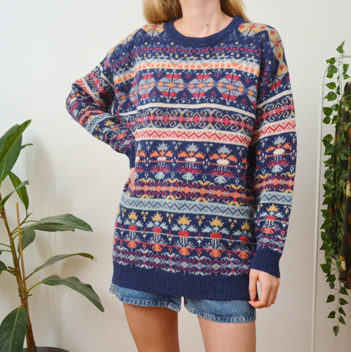 Fair isle jumper L