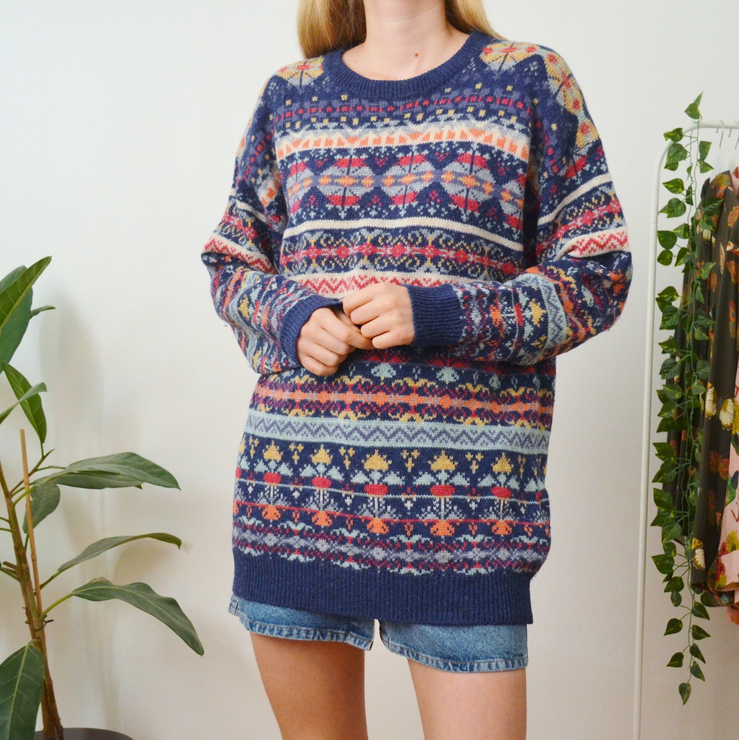 Fair isle jumper L