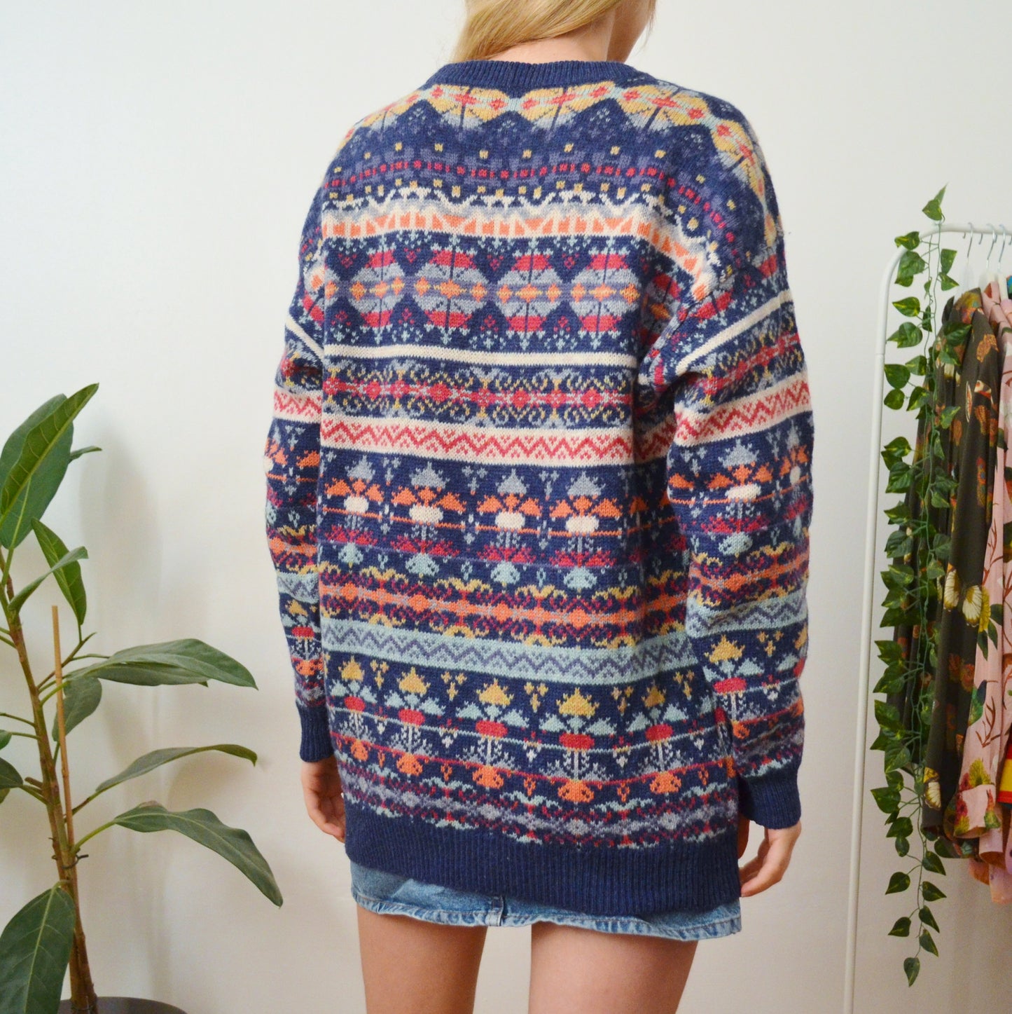 Fair isle jumper L