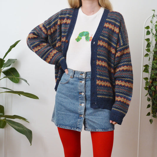 Retro cardigan L