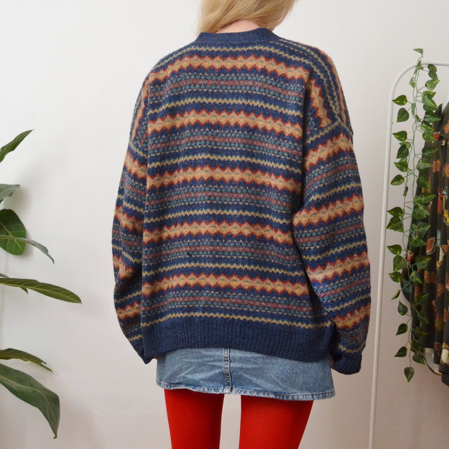 Retro cardigan L