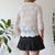 Vintage White Broderie Anglaise Blouse XS