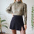 Floral roll neck L