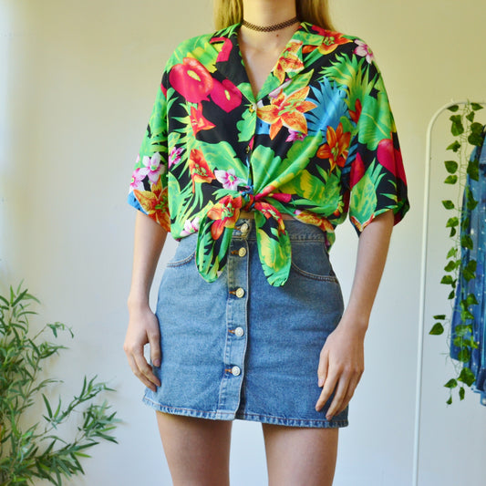 Tropical blouse M