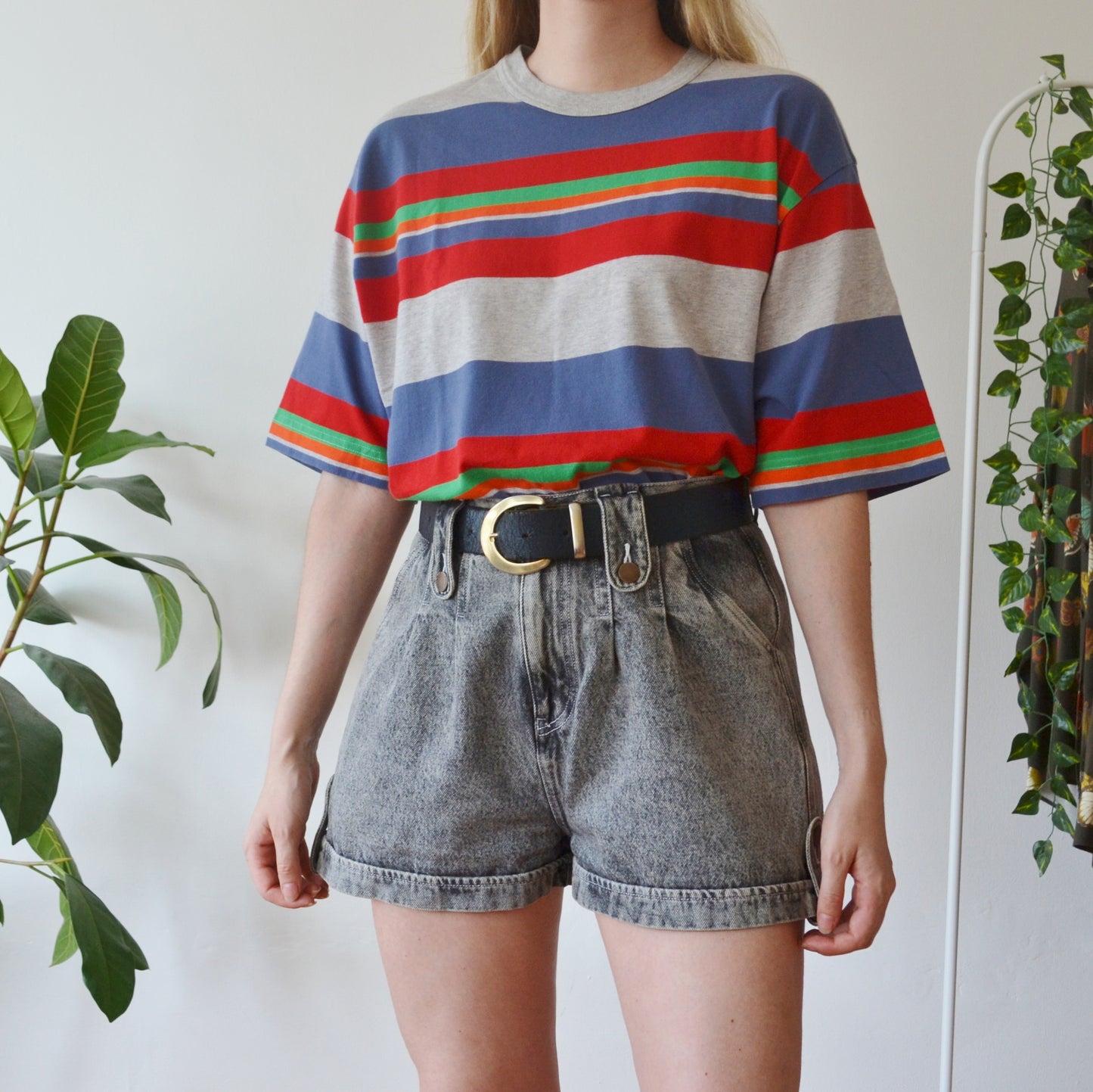 Vintage Stripe T Shirt L