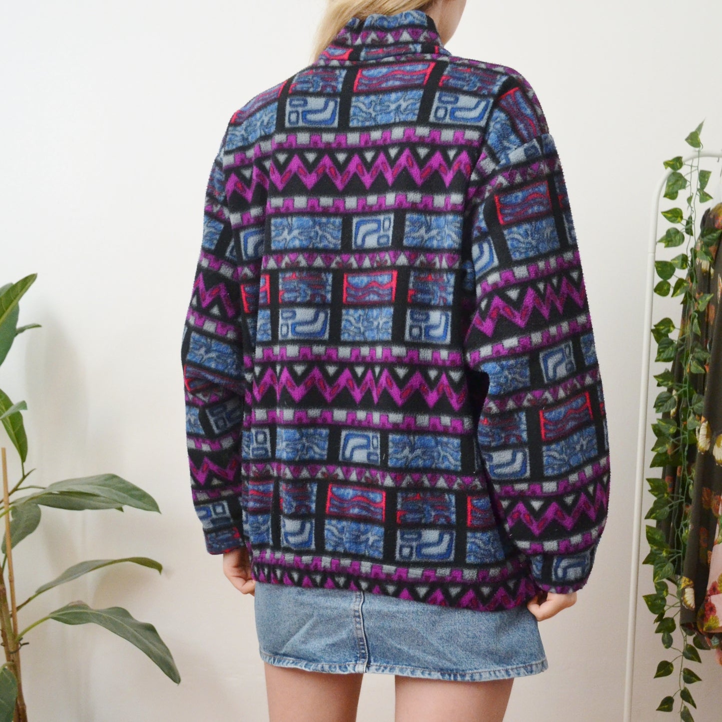 Geometric fleece L