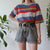 Vintage Stripe T Shirt L