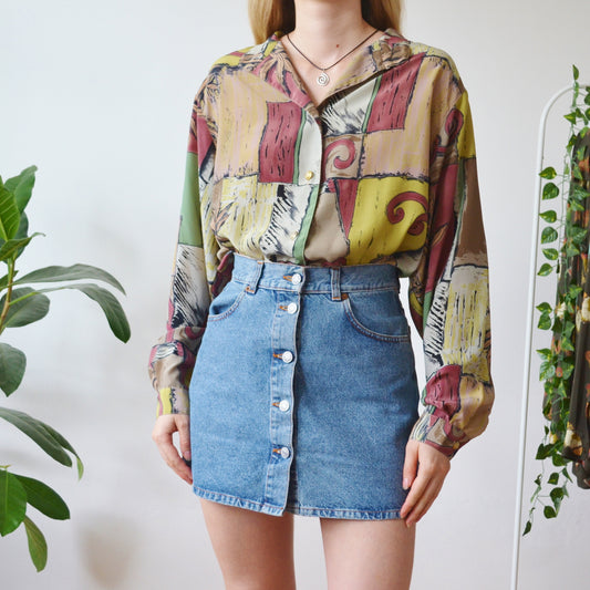 Retro blouse L