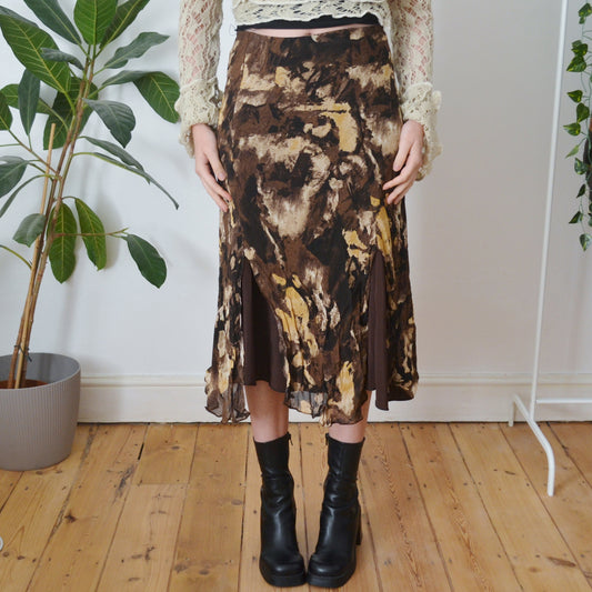 Vintage Abstract Skirt
