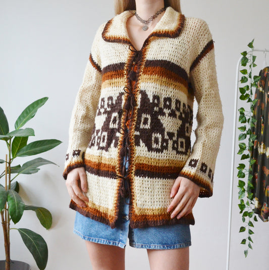 Boho cardigan M