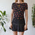Vintage Floral Mesh Top M