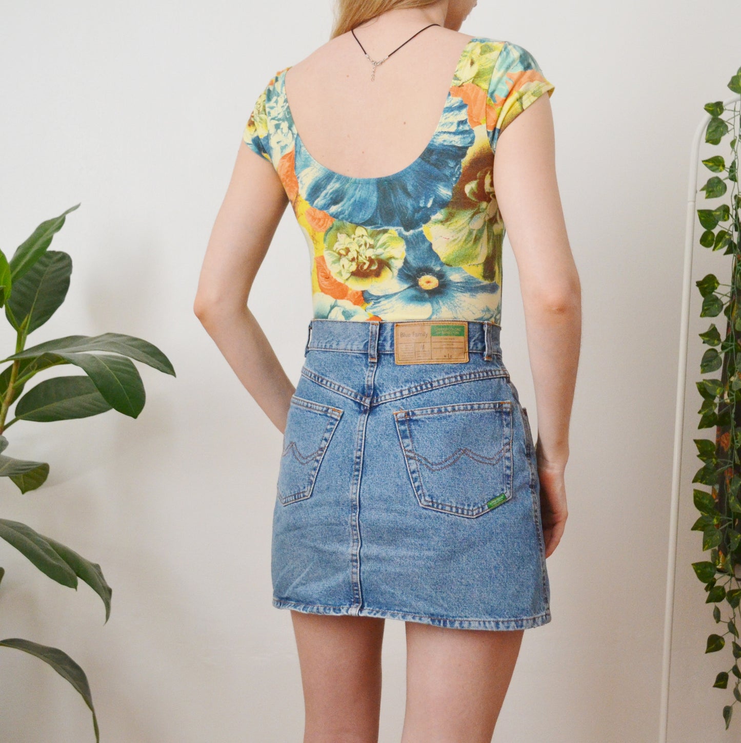 Floral bodysuit S