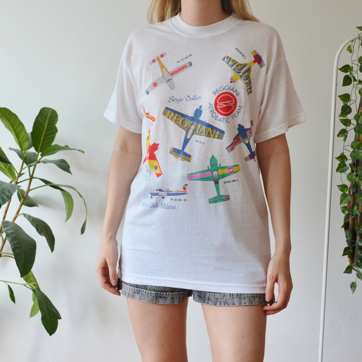 Vintage Plane T Shirt M