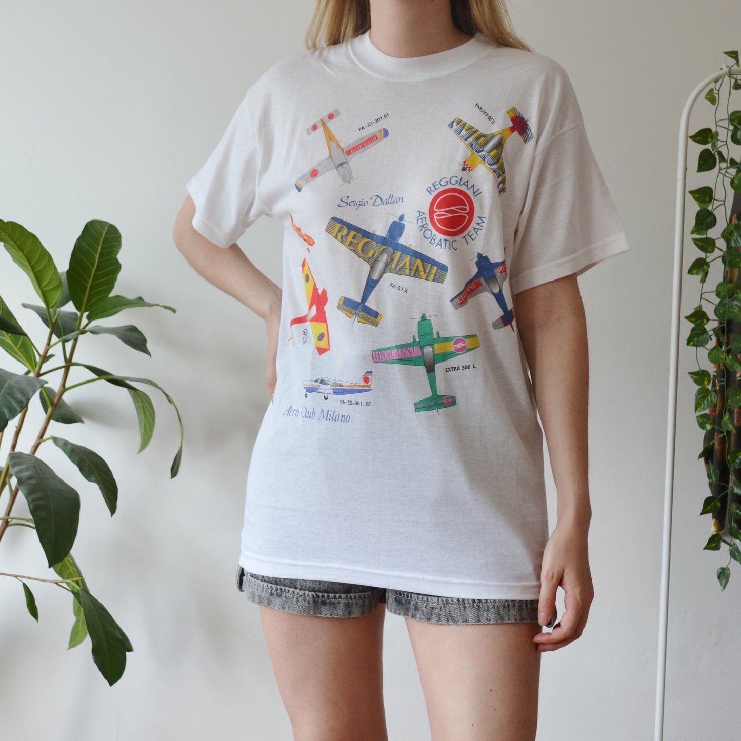Vintage Plane T Shirt M