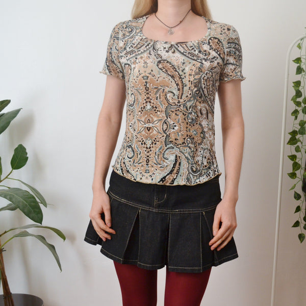 Paisley t shirt M