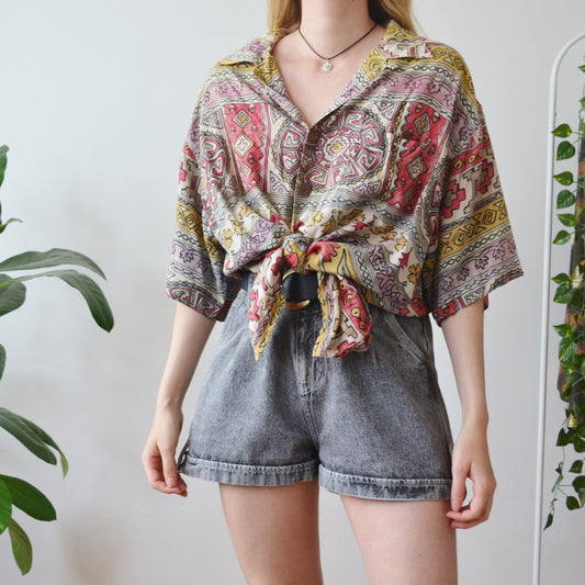 Geometric shirt XL