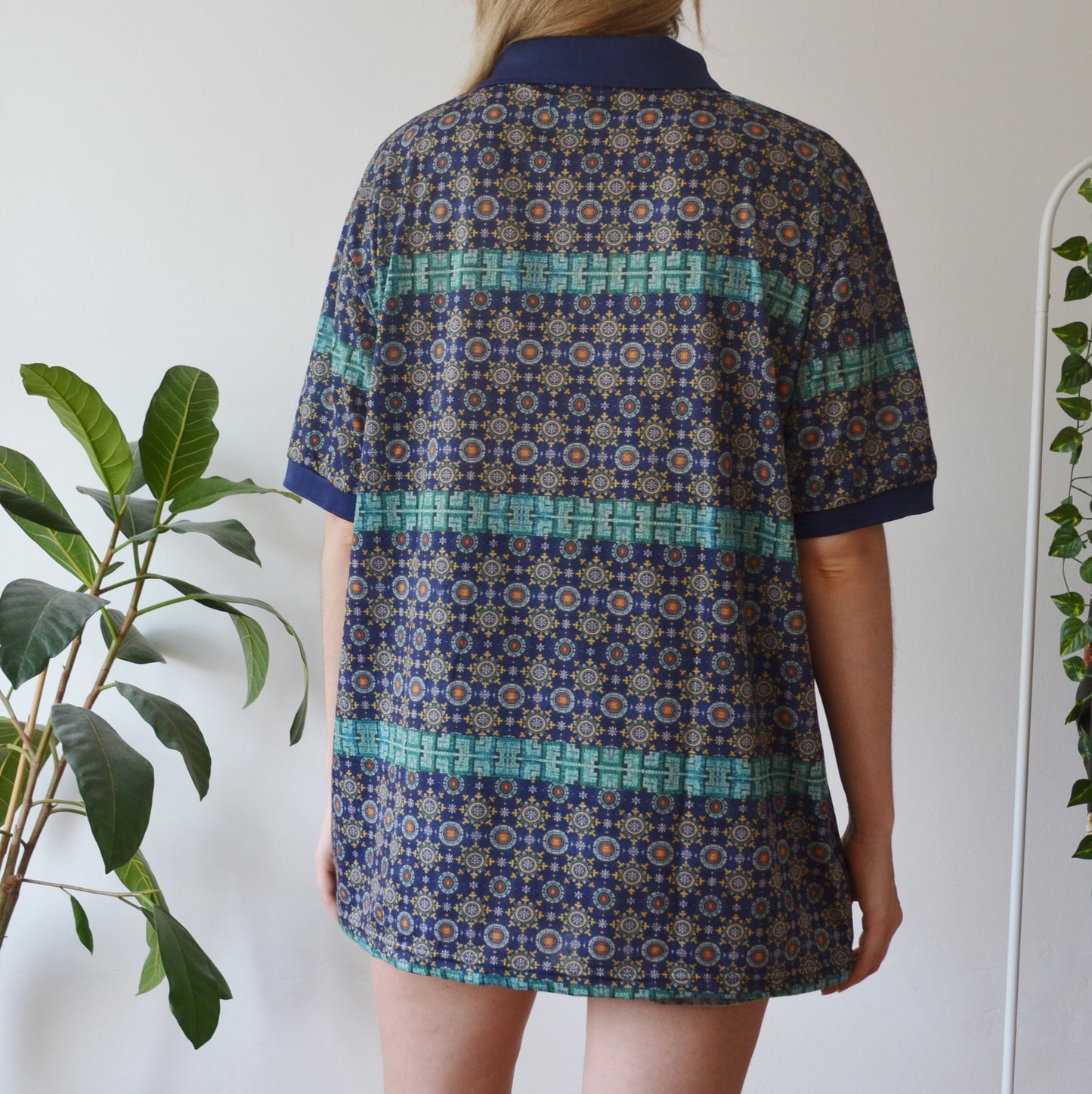 Vintage Retro Polo Top 2XL