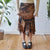 Vintage Abstract Maxi Skirt S