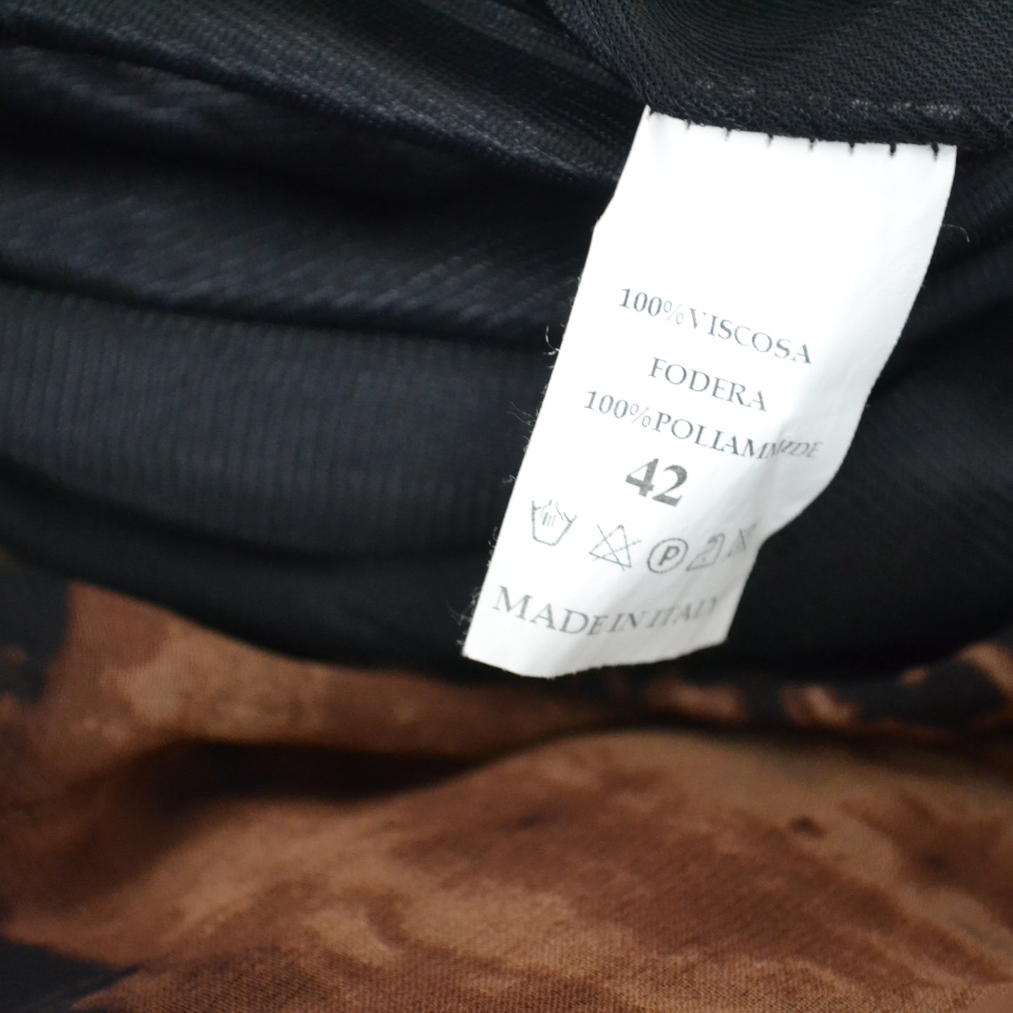 Vintage Abstract Maxi Skirt S