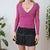 Vintage Mesh Tie Up Top S