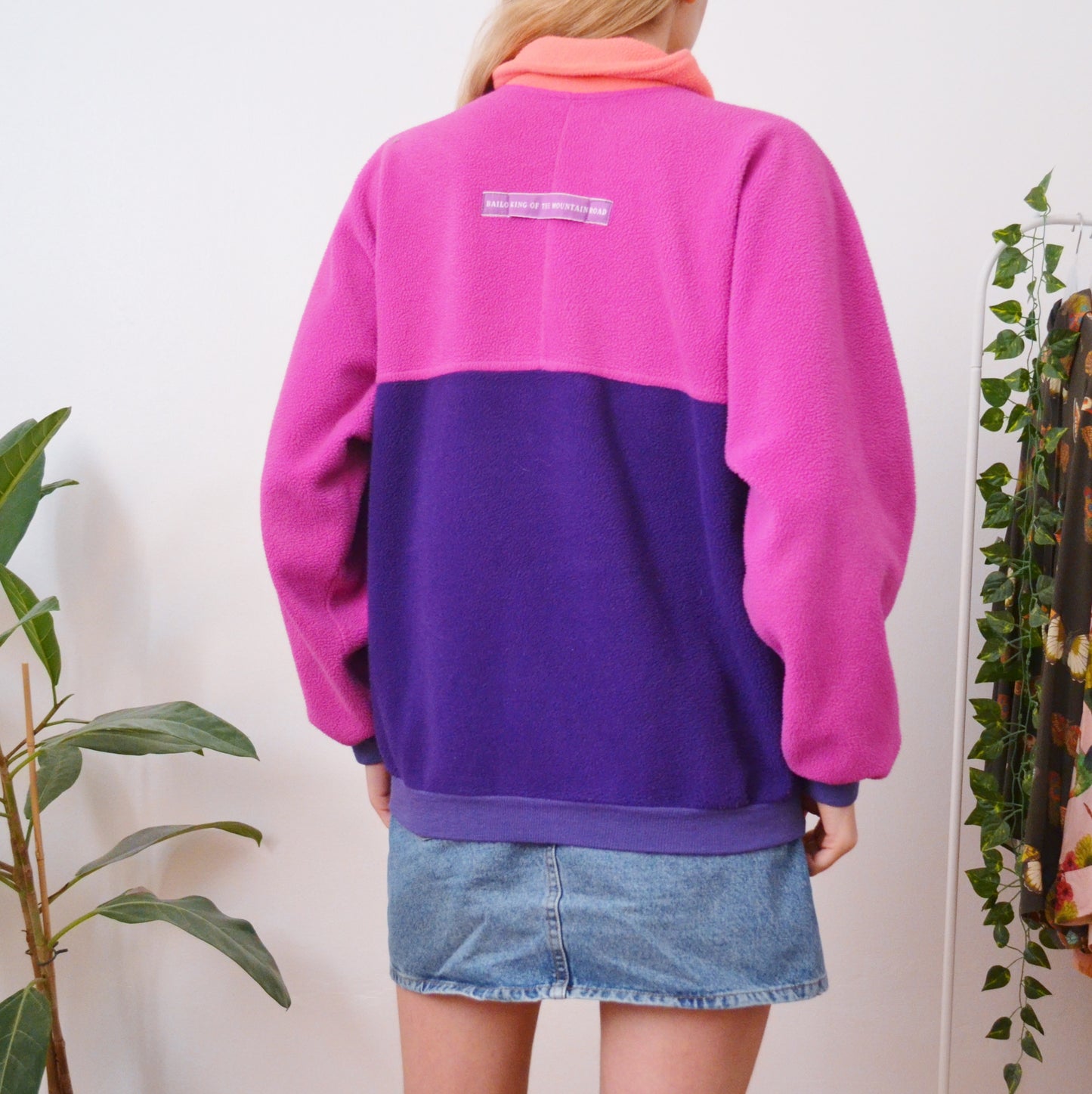 Colour block fleece M