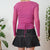 Vintage Mesh Tie Up Top S