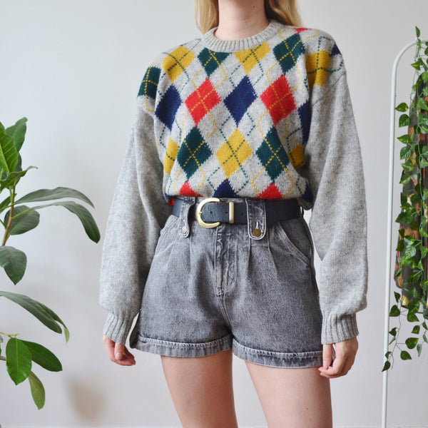 Argyle jumper L