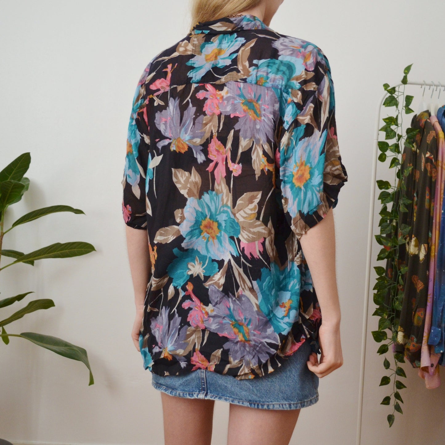 Floral blouse S