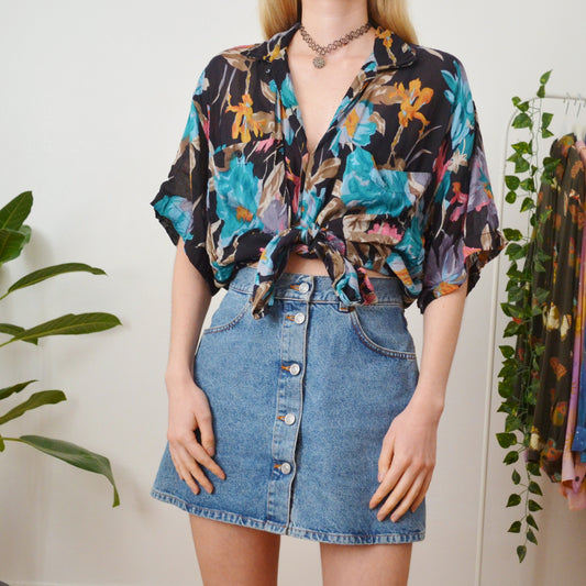 Floral blouse S