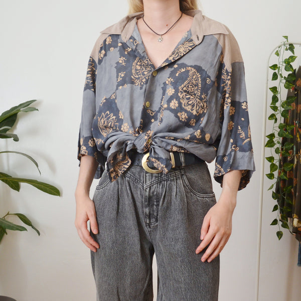Vintage Patchwork Shirt XL