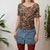 Animal print top