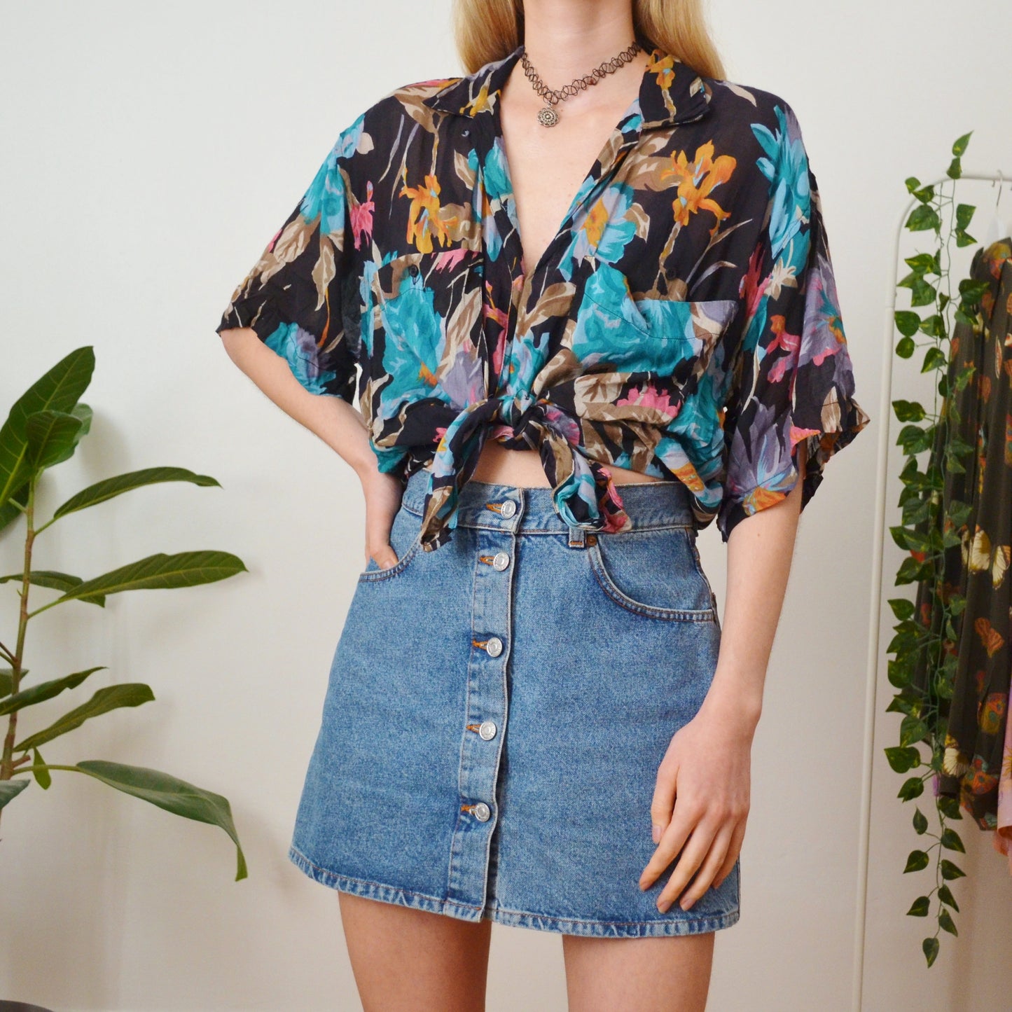Floral blouse S