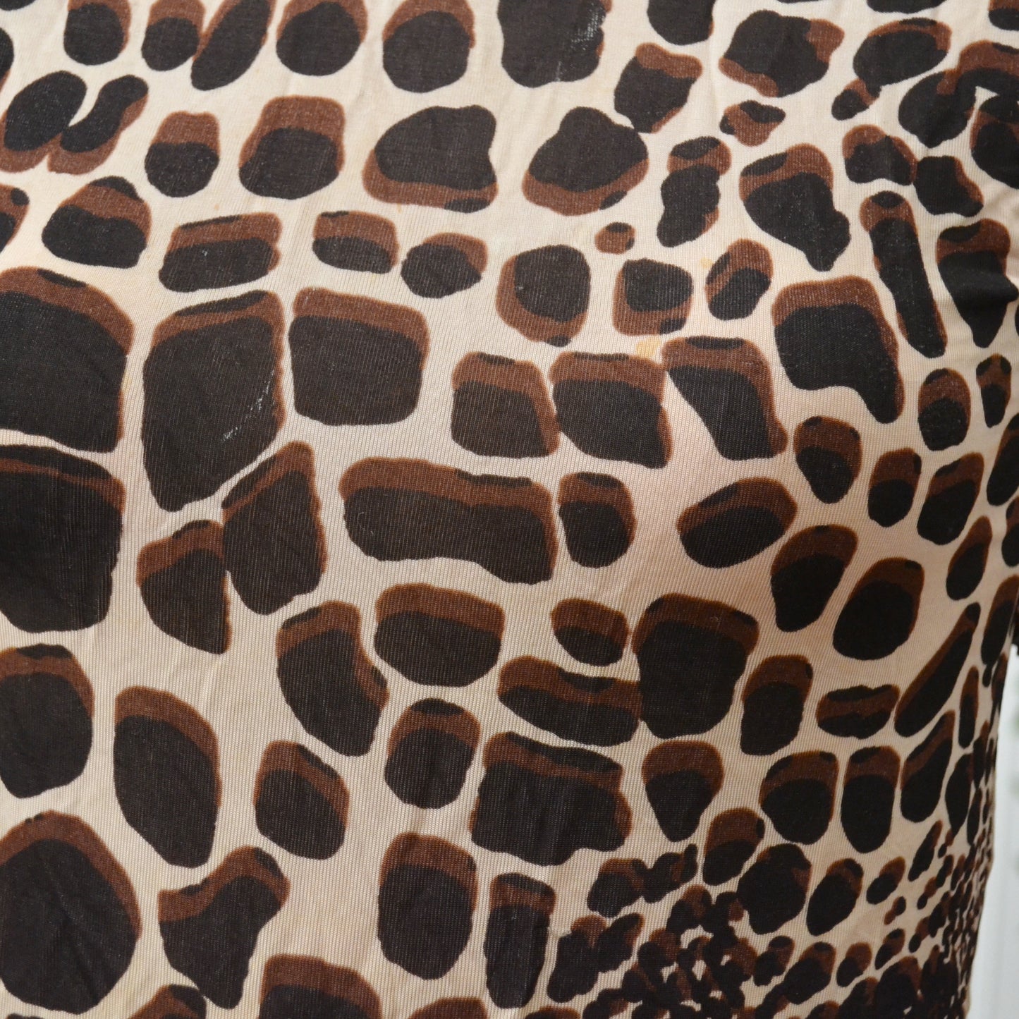 Animal print top