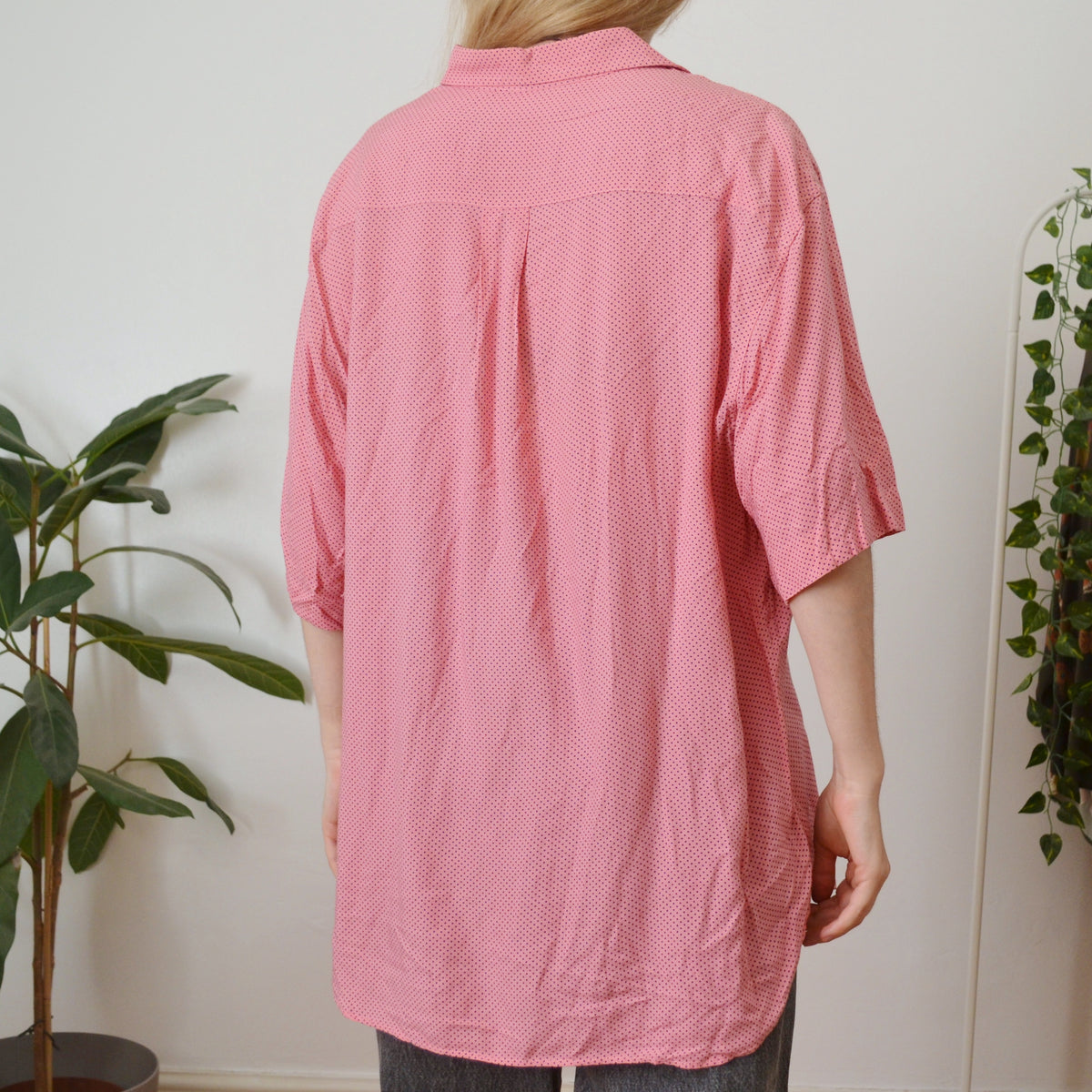 Vintage Polka Dot Shirt XL