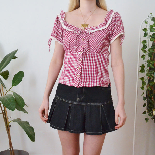 Vintage Gingham Blouse 12