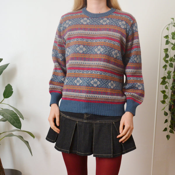 Fair isle jumper M
