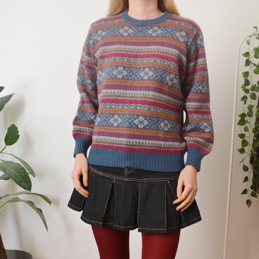 Fair isle jumper M