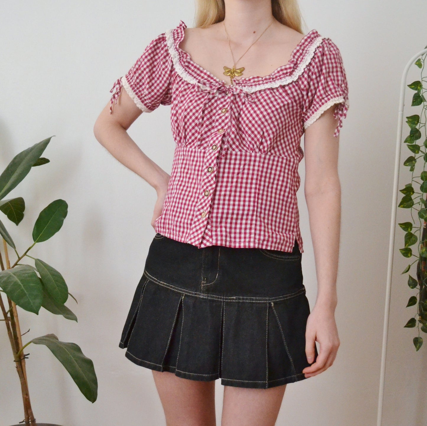 Vintage Gingham Blouse 12
