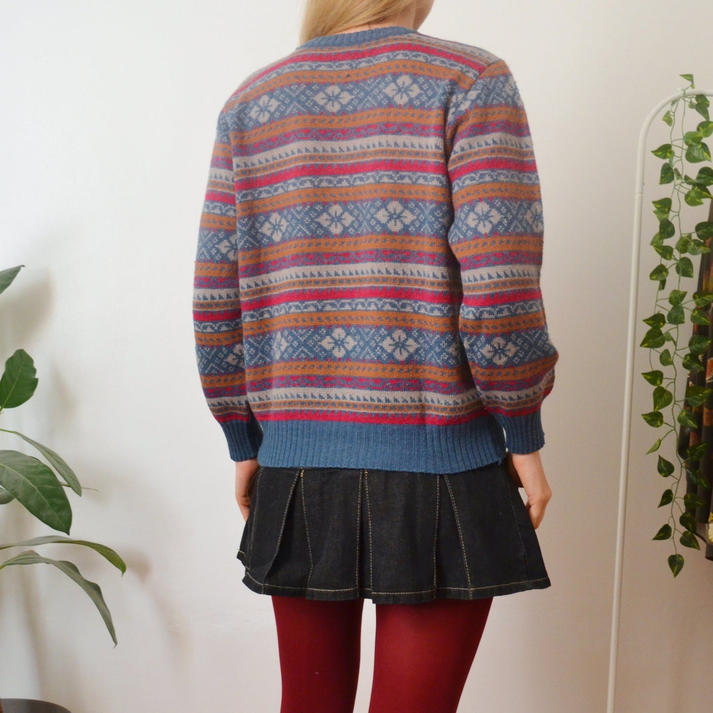 Fair isle jumper M