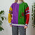 Vintage Colour Block Jumper M