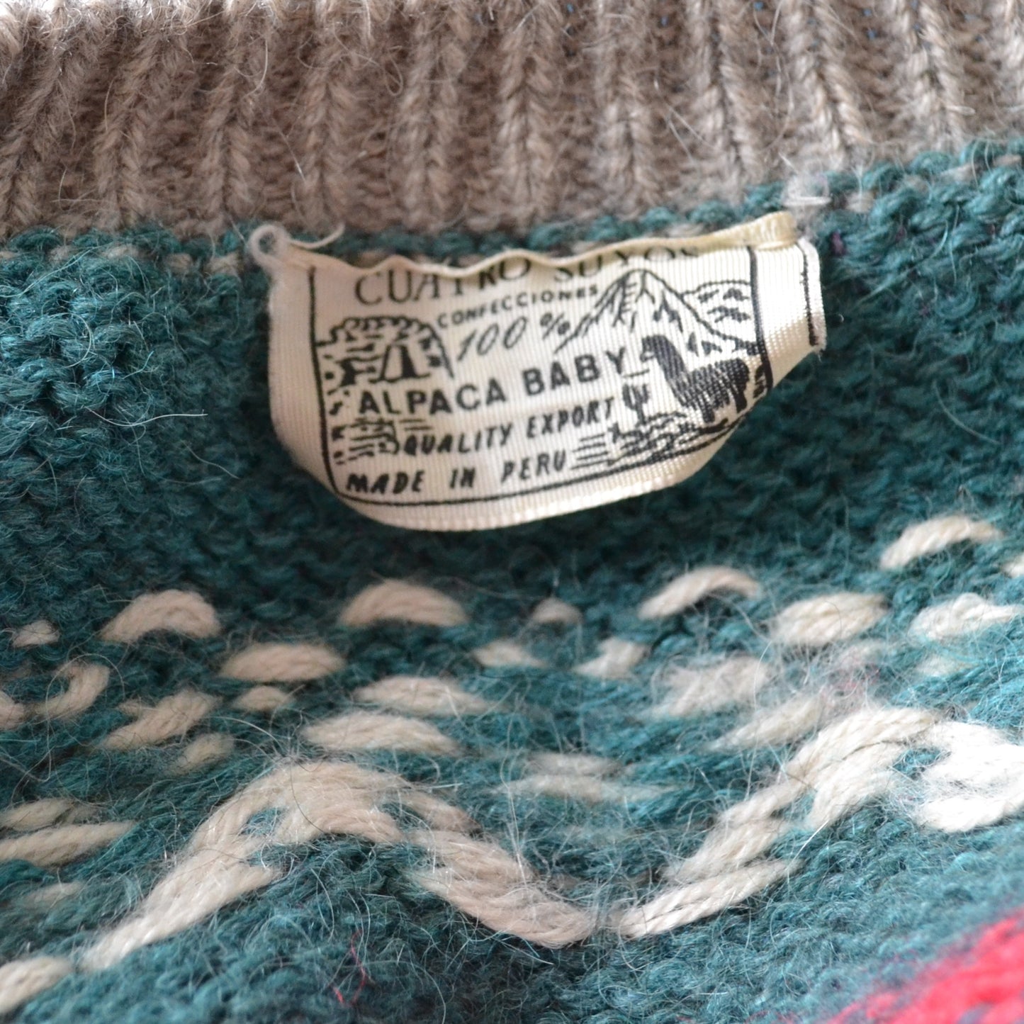 Peruvian cardigan L