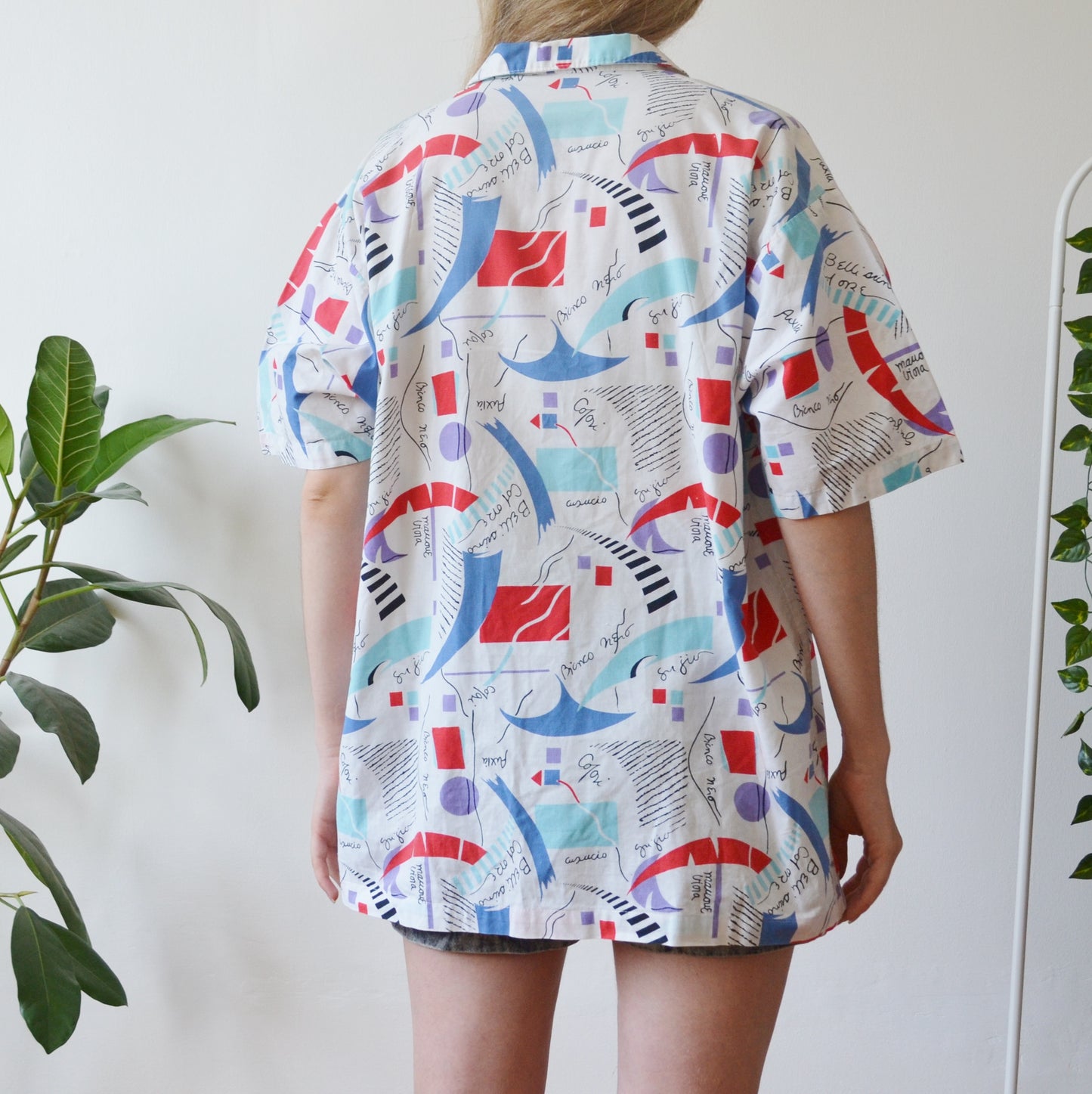 Vintage Abstract Shirt L