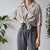 Vintage Abstract Shirt L