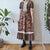 Vintage 70s Floral Maxi Dress S