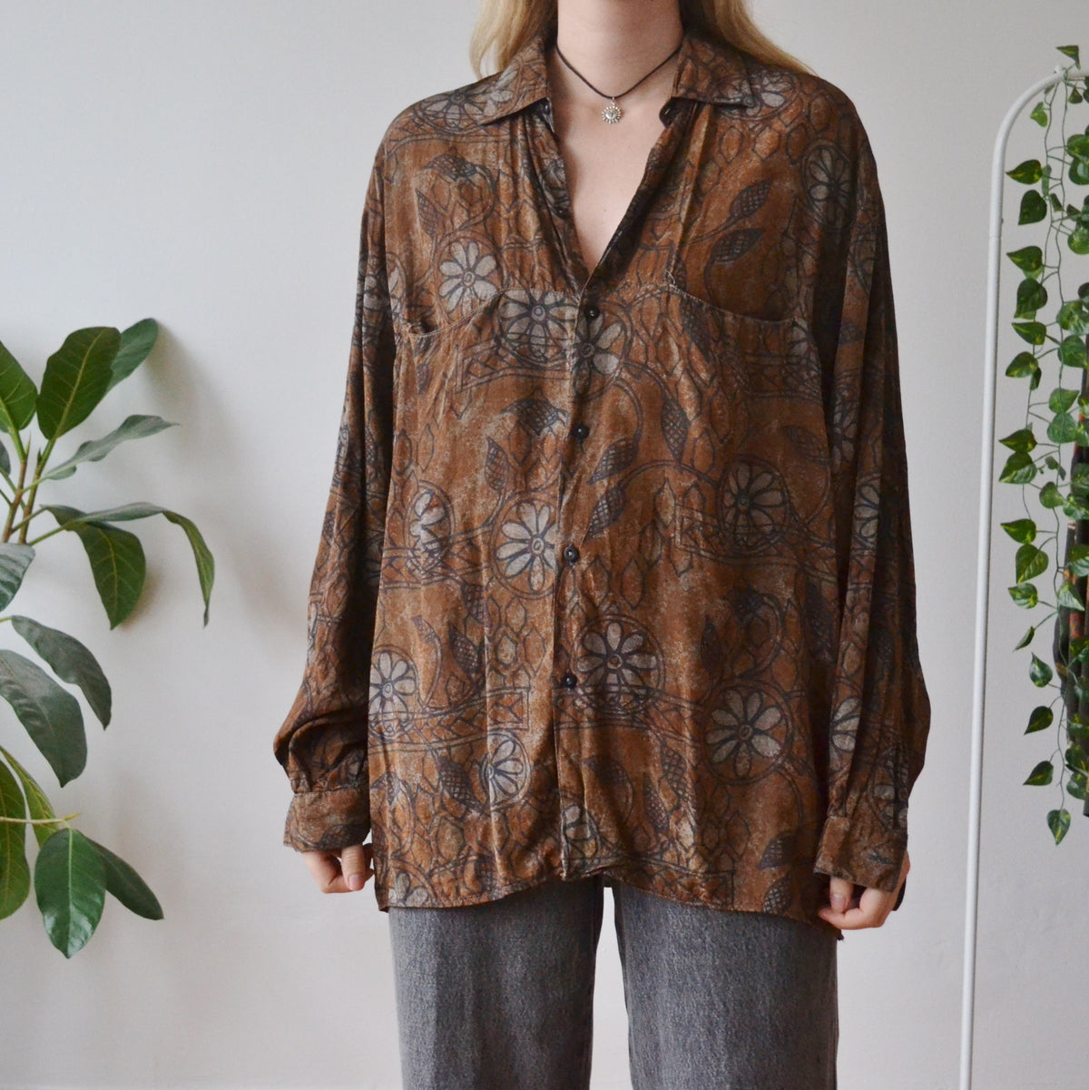 Vintage Boho Shirt L