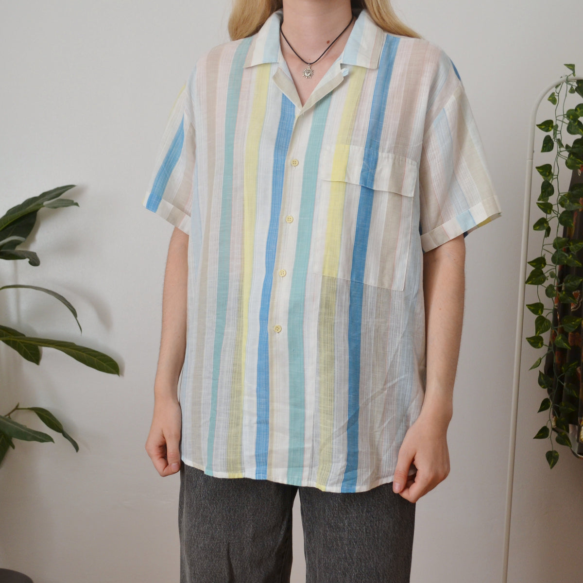 Vintage Stripe Shirt M
