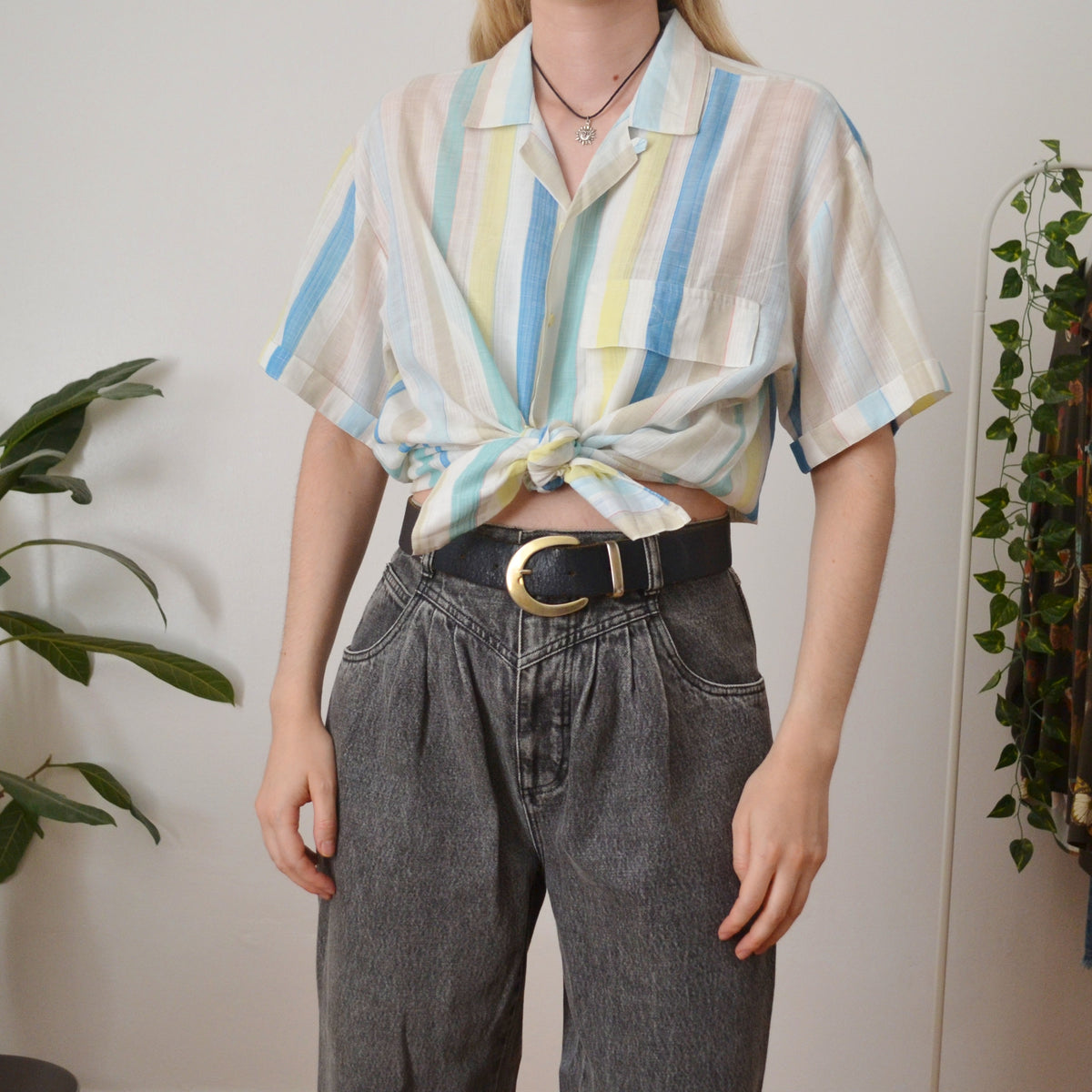 Vintage Stripe Shirt M