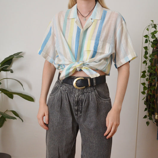 Vintage Stripe Shirt M