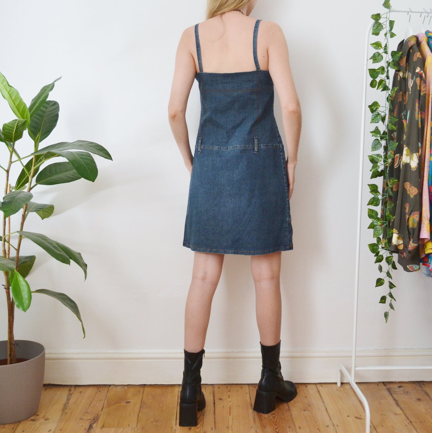 Denim dress L