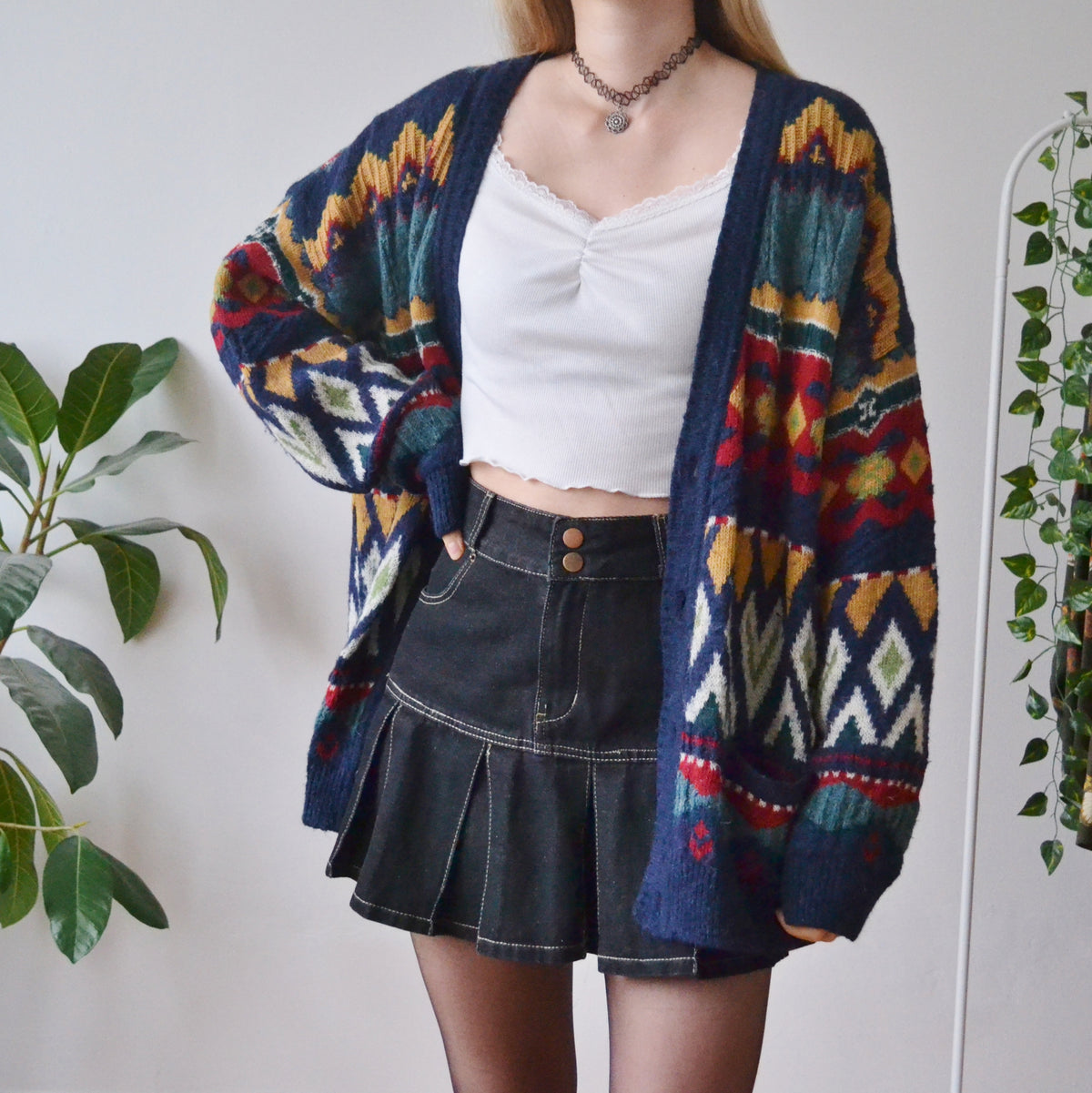 Vintage Retro Cardigan L